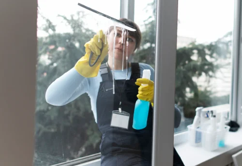 Nettoyage de vitres intérieures et extérieures à Saint-Thierry